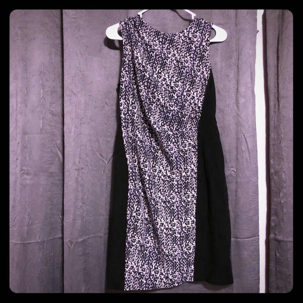 2/25$ Geometric color block dress